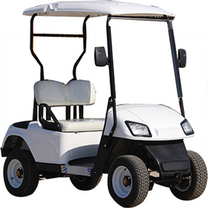 China Made 2 Seaters 4 Wheel Electric Golf Cart Club Car for Adult and Kids Sightseeing