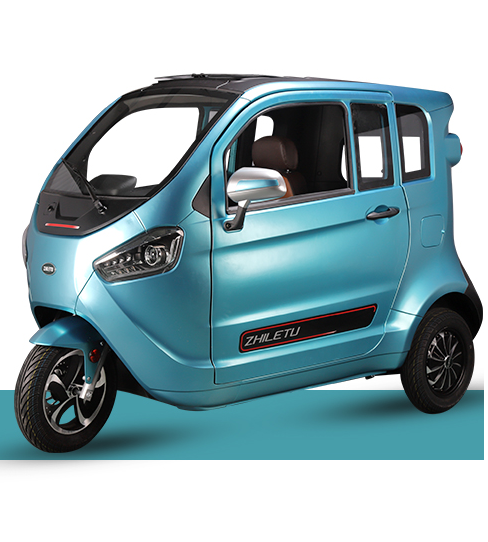 fully enclosed electric Tricycles 2022 new style cheap price 3 seaters with 60v battery for adult use