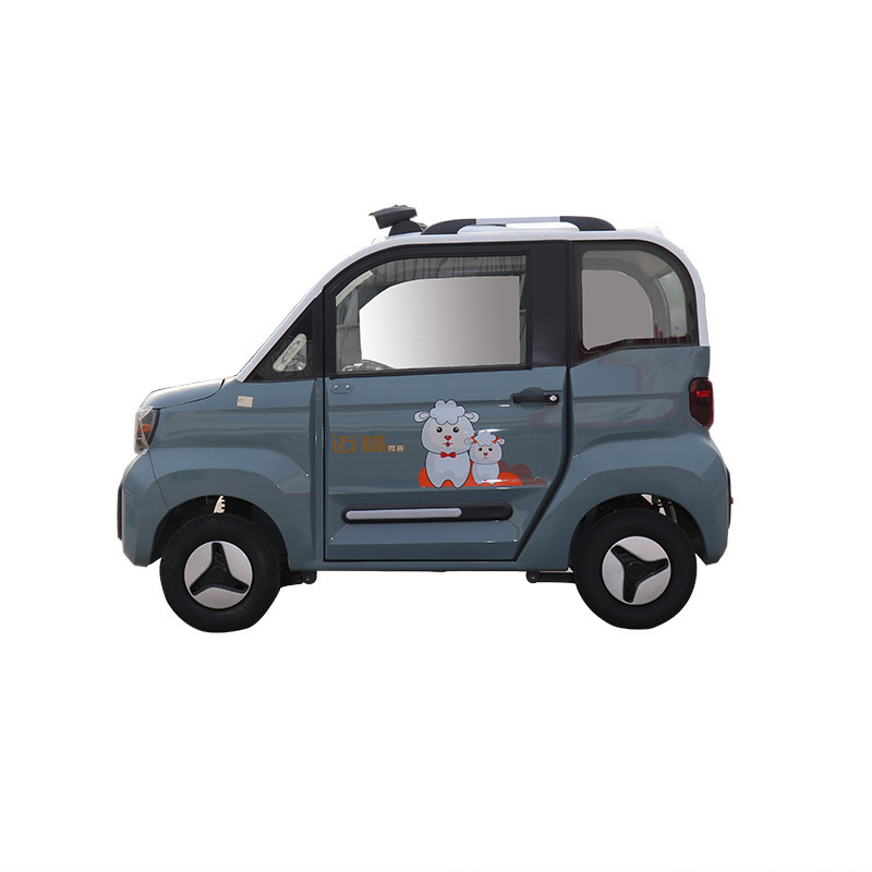 Cheap New Low Speed 2 Doors 4 Seater Urban Electric 4 Wheel Mini Car for Sale