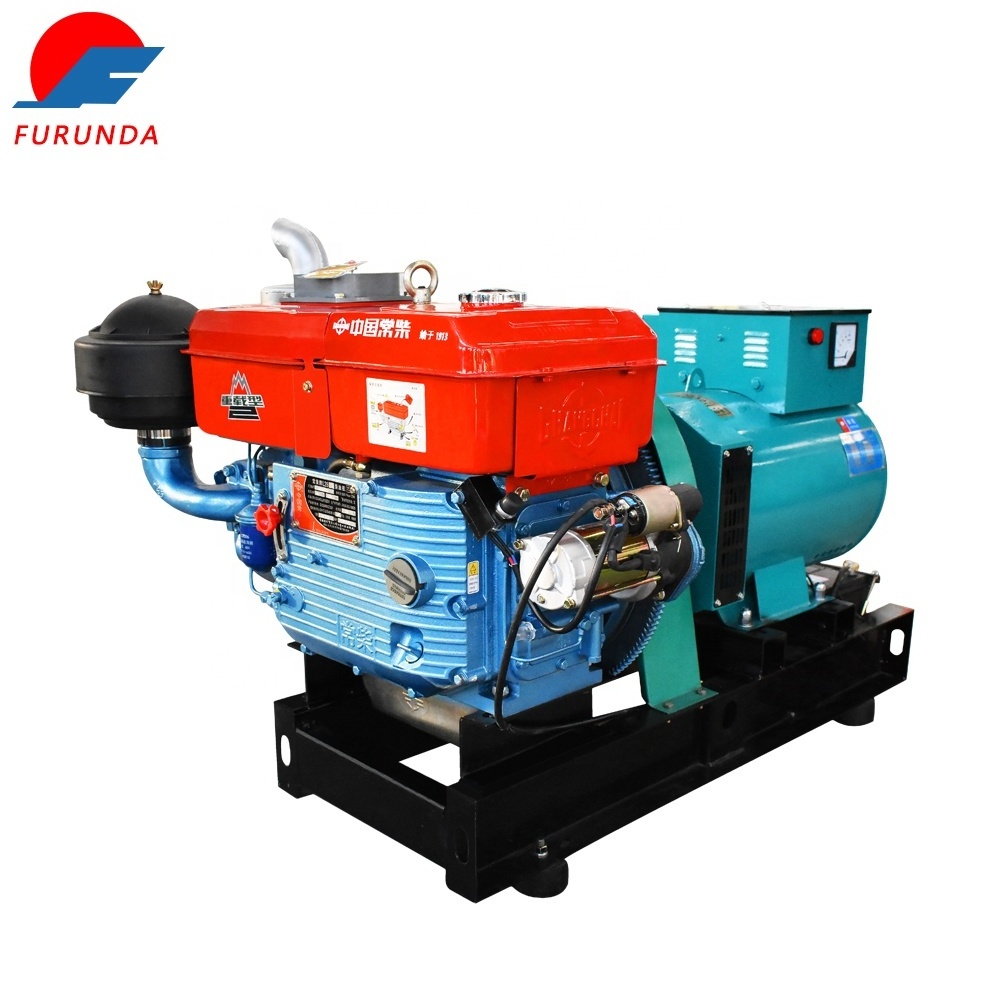 37.5KVA 30KW Changchai Power 50Hz 1 Cylinder Portable Open Frame Type Water-cooling Standby Diesel Generator Set