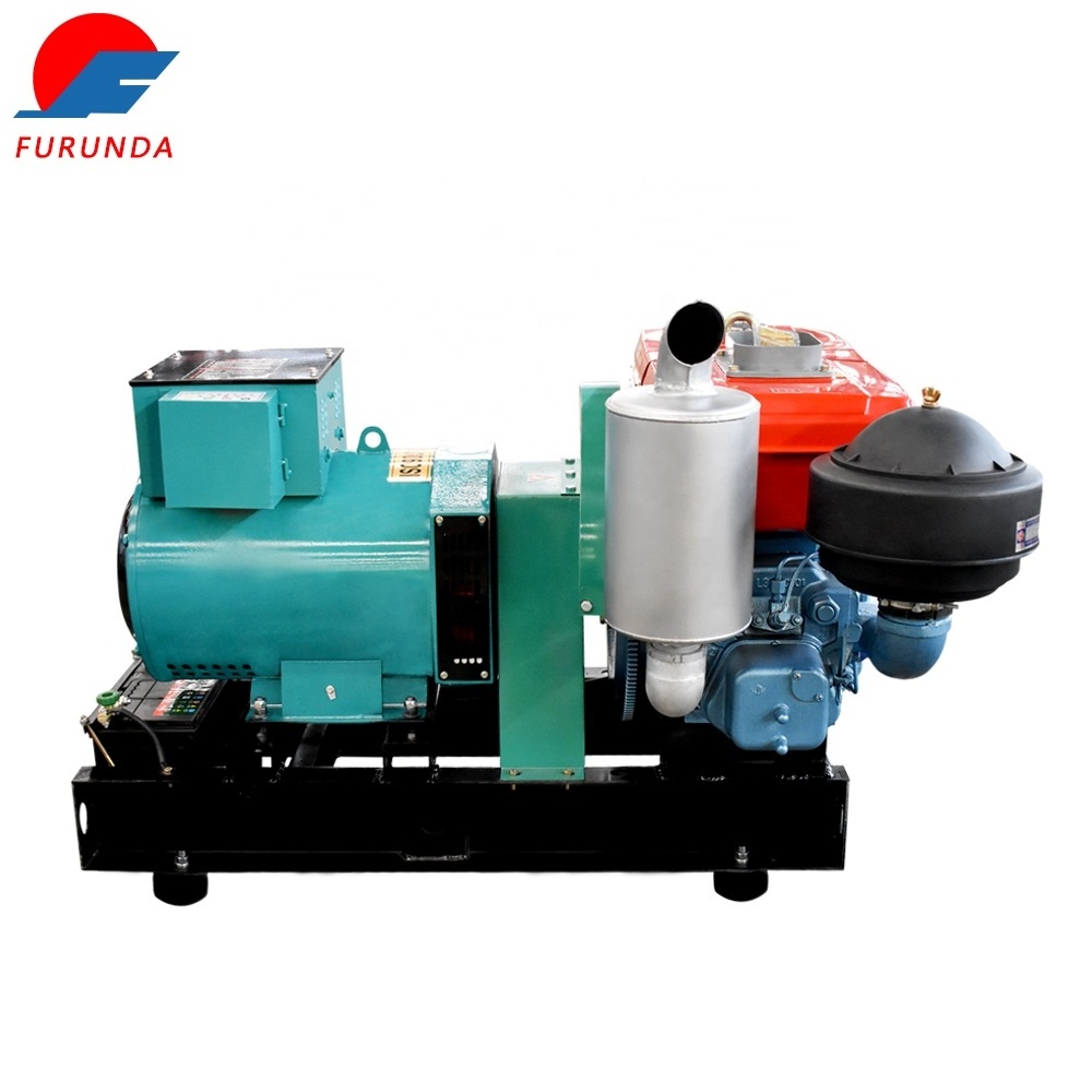 37.5KVA 30KW Changchai Power 50Hz 1 Cylinder Portable Open Frame Type Water-cooling Standby Diesel Generator Set