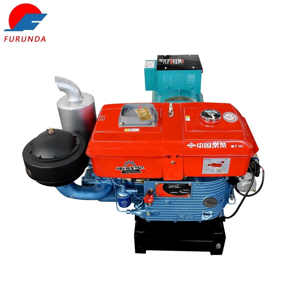 37.5KVA 30KW Changchai Power 50Hz 1 Cylinder Portable Open Frame Type Water-cooling Standby Diesel Generator Set