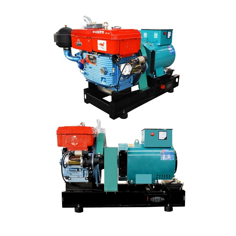 37.5KVA 30KW Changchai Power 50Hz 1 Cylinder Portable Open Frame Type Water-cooling Standby Diesel Generator Set