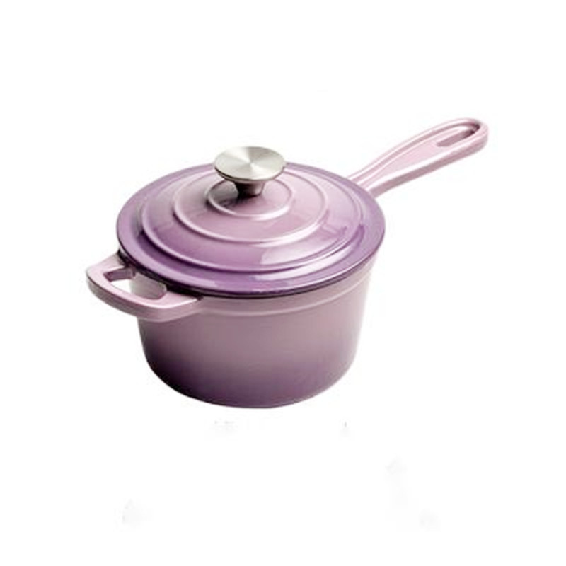 Hot Selling 2023 Cast Iron Cooking Cookware Nonstick Sauce Pan with Lid