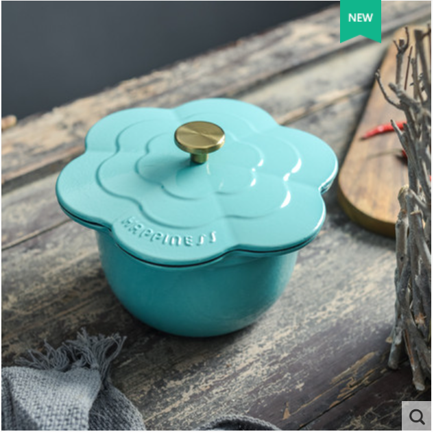 Low MOQ hotsale enamel pot,cast iron dutch oven set cast iron tableware