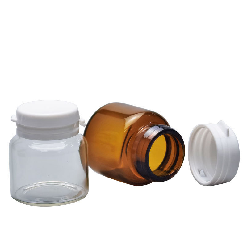 Glass Ampoule Vial 10ml 15ml Custom Cosmetic Ampoule Vial Mask Jars Powder Bottle Amber Hot Stamping Screw Cap 1-3pcs for Free