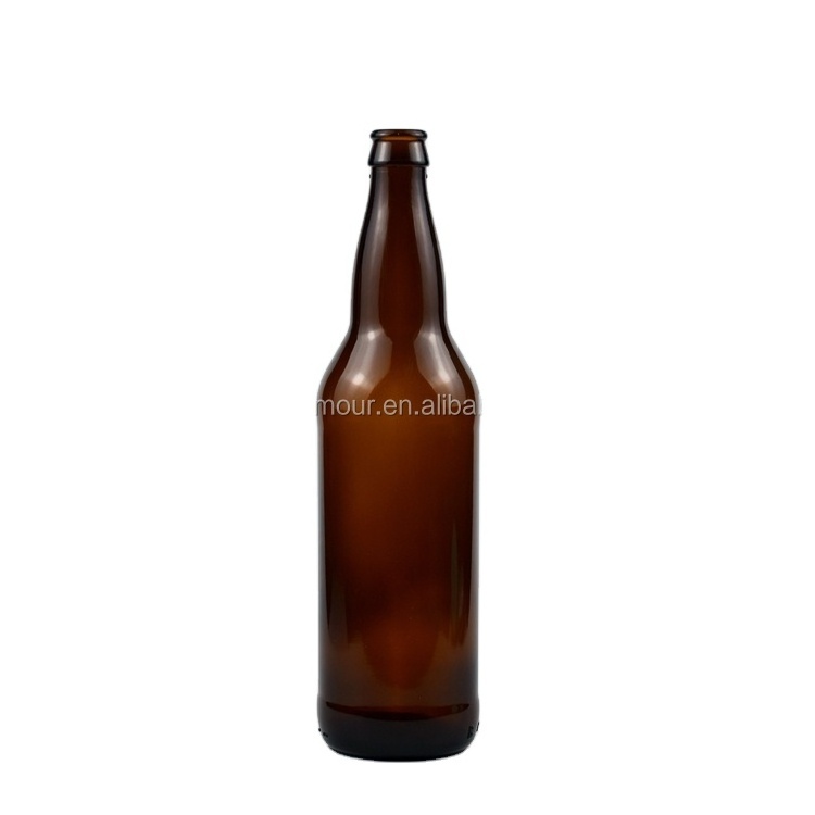 Good Price empty 500ml amber glass bottle with stainless steel snap swing top for water fermented wine beer beverage