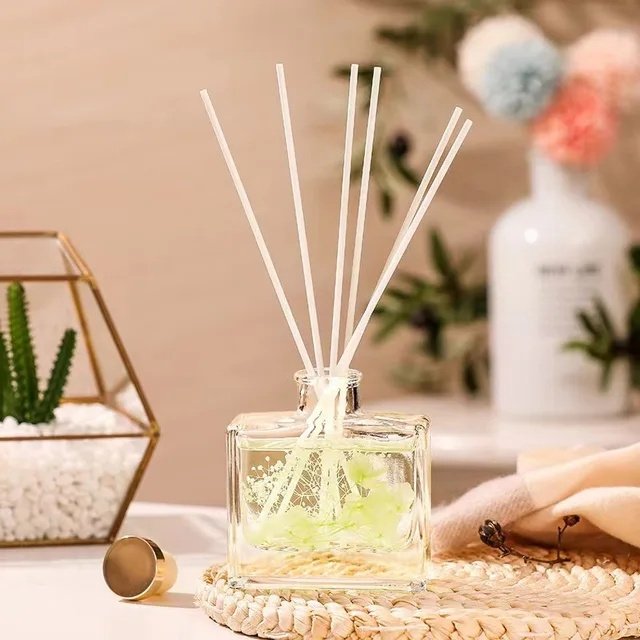 Hot Selling 3mm White Black Fiber Reed Sticks Glue Free Reed Rattan Diffuser Sticks Fragrance Fiber Stick