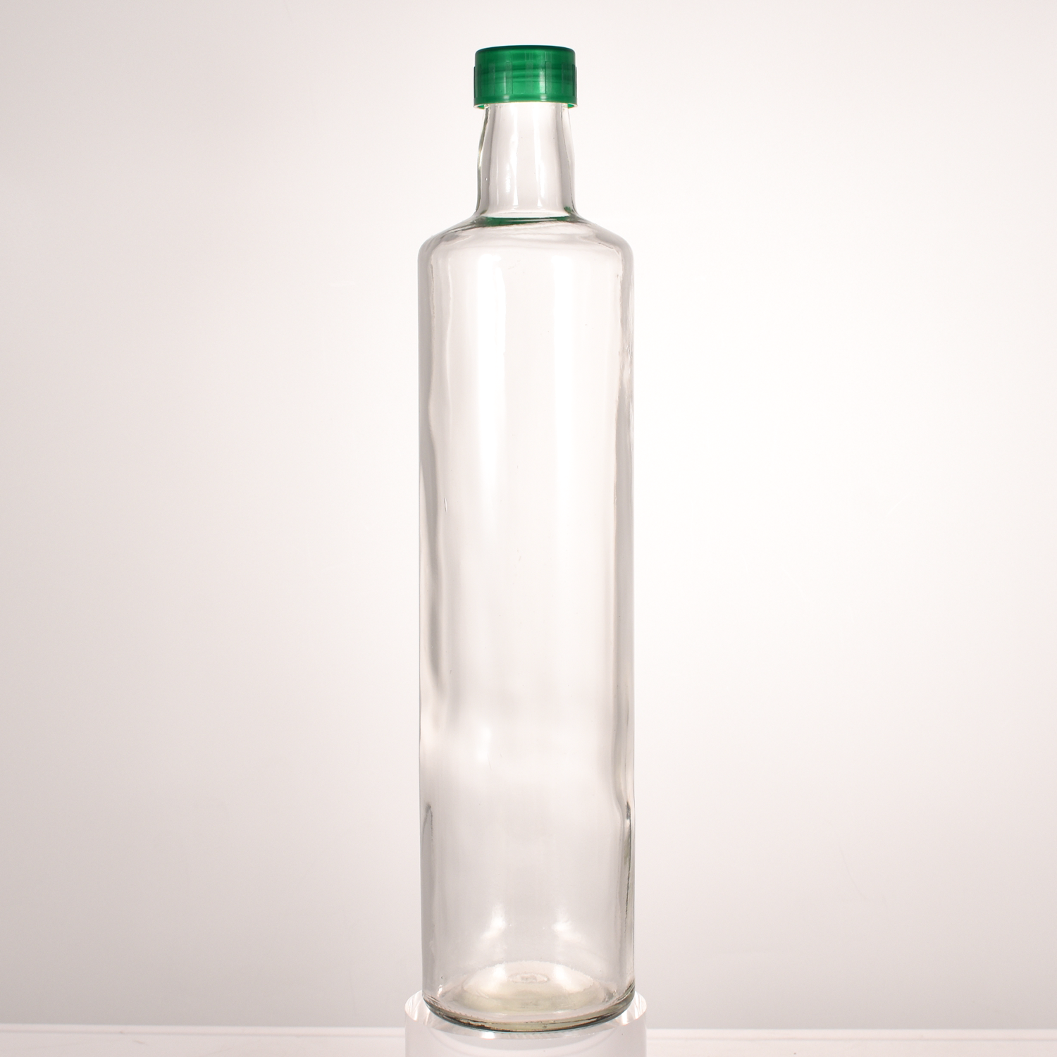 Newest 750ml Transparent Dorica Salad Sesam Oil Storage Glass Bottle 25oz With Seal Caps Aluminum Lid