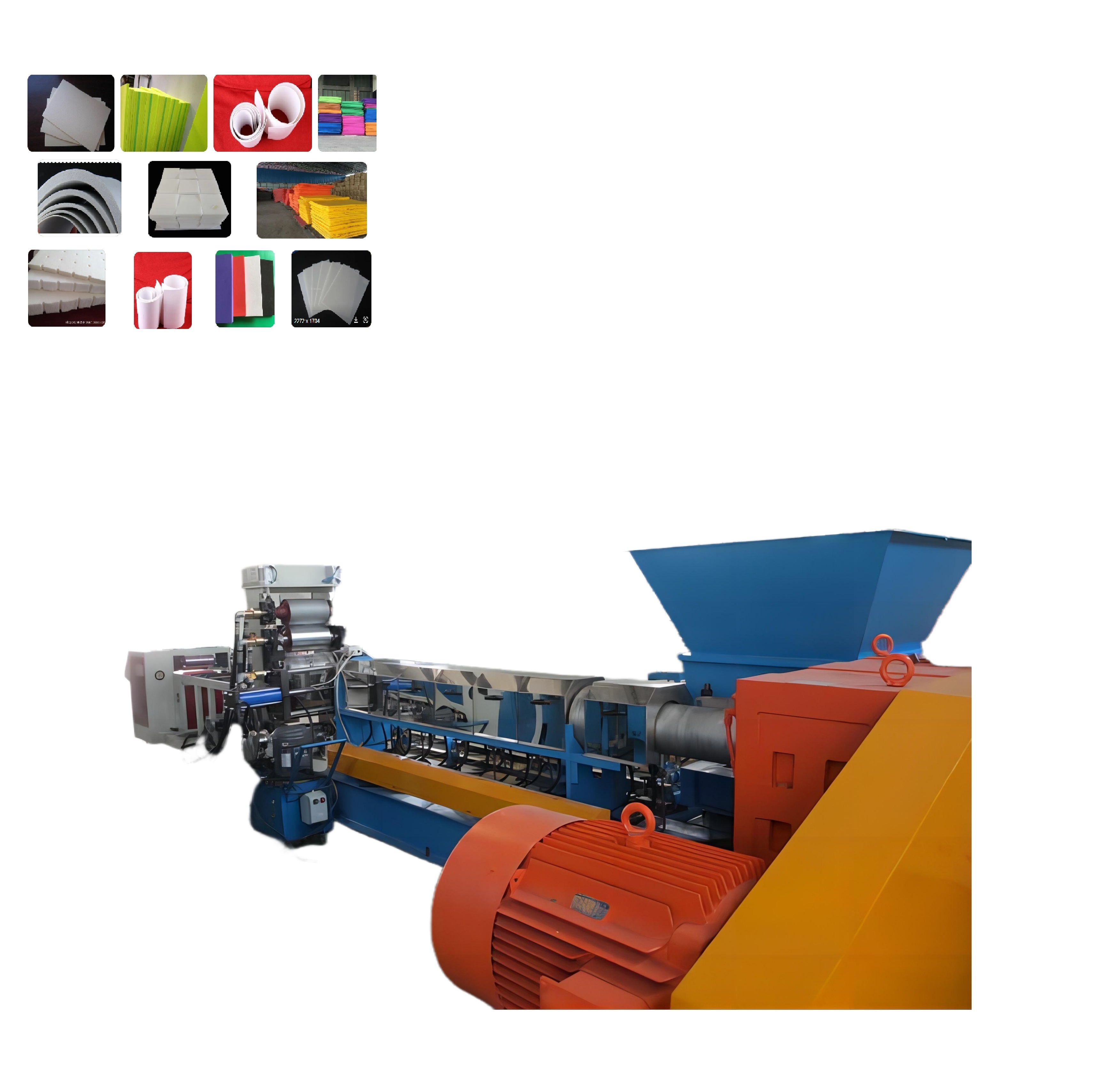 Recycled Pet Foam Sheet Extruder Making Machine For Vacuum Forming  Bbs Machine