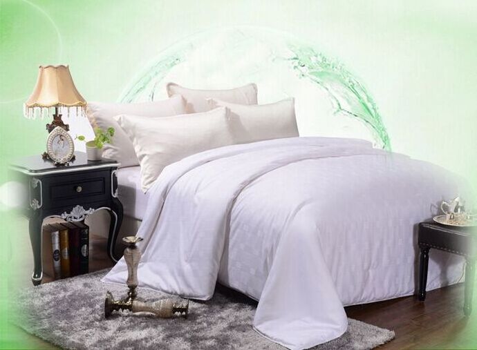 Chinese Spring 100% Pure Long Grade Mulberry Silk Filled Comforter/quilt/ Duvet For 20-25 Degrees Centigrade Silk Duvet