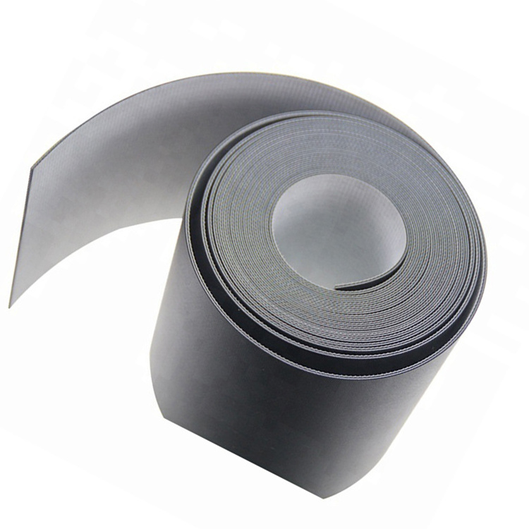 XZ clearance discount Whole sale spot good industrial 2.1MM black fine matte PVC conveyor belt 39m long Roll material