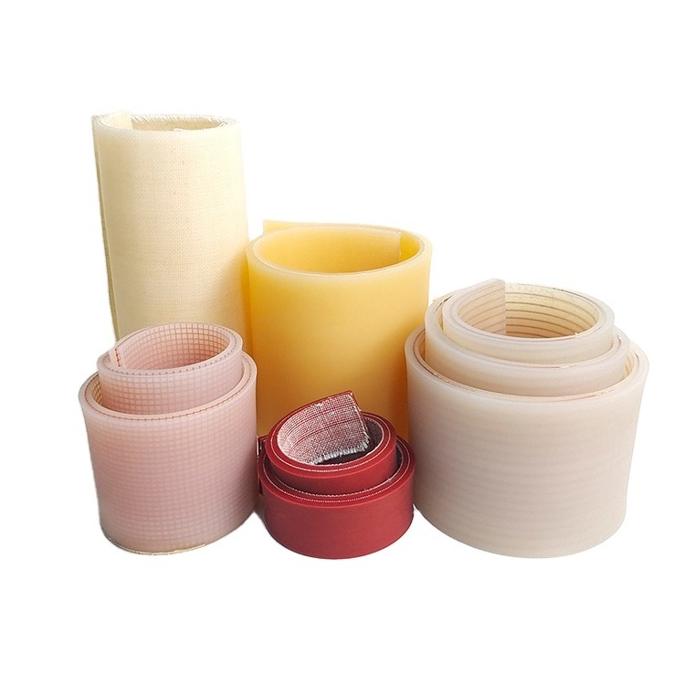 Food Grade Non-slip Silicone Conveyor Belt Band for Bag Making Machine Glove Zipper Bag Sealing/Stick Zip Lock Cutting Machine