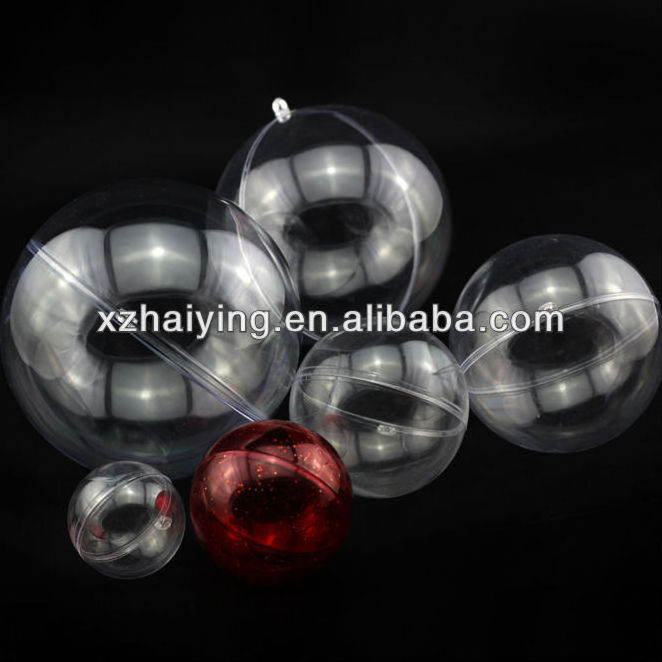 Custom Large Acrylic Sphere Hollow Acrylic Spheres Christmas Decoration Ball Love Plastic Ball & Globe Artificial