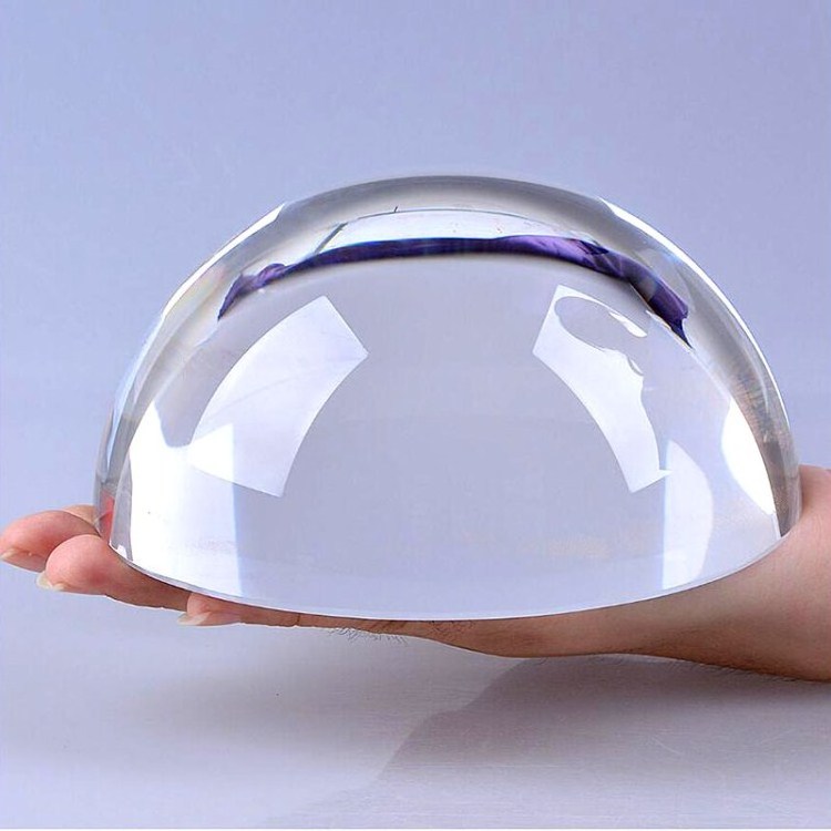 New Clear Acrylic Resin Hemisphere Half Ball Paperweight Crafts