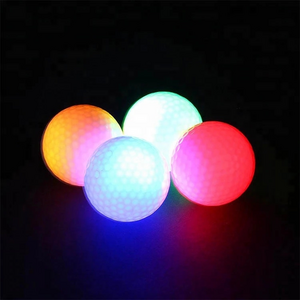 Hot Sell Golf Balls Glow in The Dark Night Flyer Range Balls Golf Play One Piece Ball Custom 1000pcs 80 - 90 Haiying XL-GB