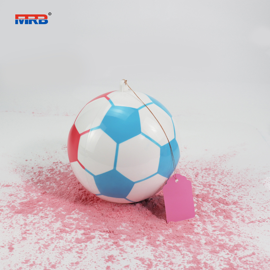 Hot Sale Gender Reveal Soccer Ball Smoke Bomb Baseball Baby Gender Reveal Party Supplies Wholesale