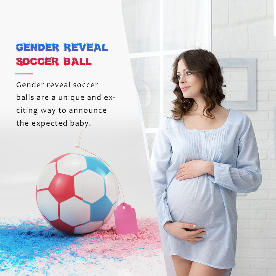 Hot Sale Gender Reveal Soccer Ball Smoke Bomb Baseball Baby Gender Reveal Party Supplies Wholesale