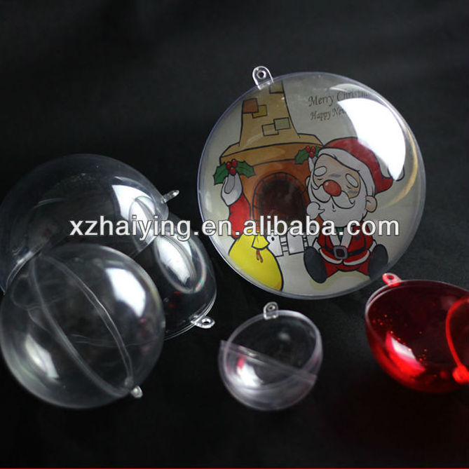 Custom Large Acrylic Sphere Hollow Acrylic Spheres Christmas Decoration Ball Love Plastic Ball & Globe Artificial