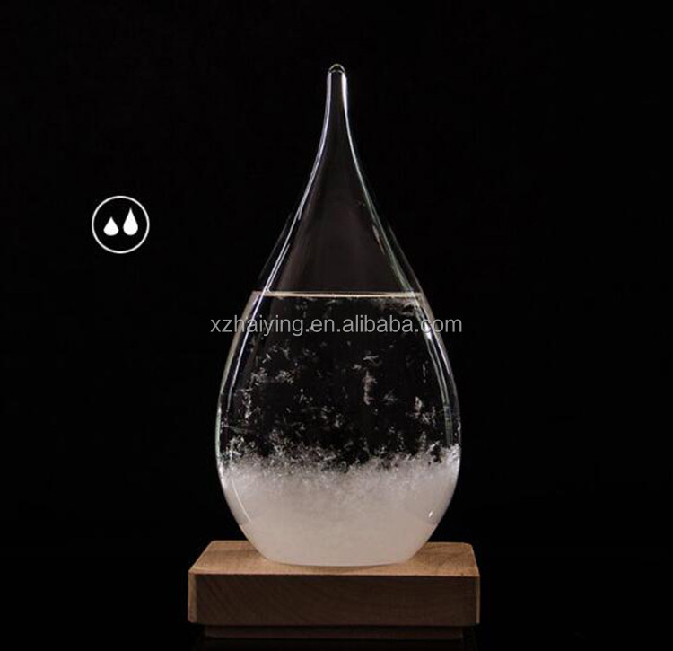 DIY Snow Globe Empty Glass with Wooden Base Manufacture Custom Made Bottle Europe Christmas Glass Dome Clear Murano Glass Weathe