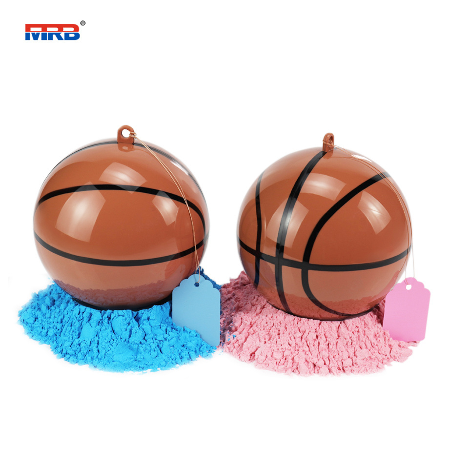 Basketball Gender Reveal Ball Filled ball Powder or colorful confetti