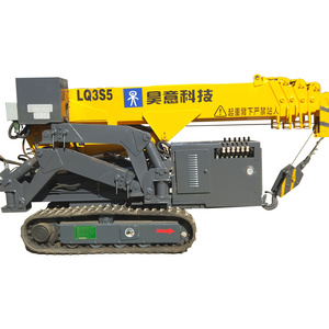 3 ton small crawler crane spider crane price low with 5 booms radio control high quality new for sale