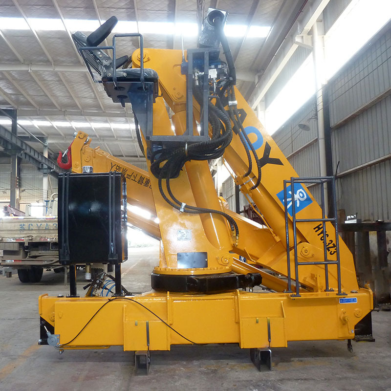 knuckle boom wireless remote control 6 tons truck crane for sales at a low price