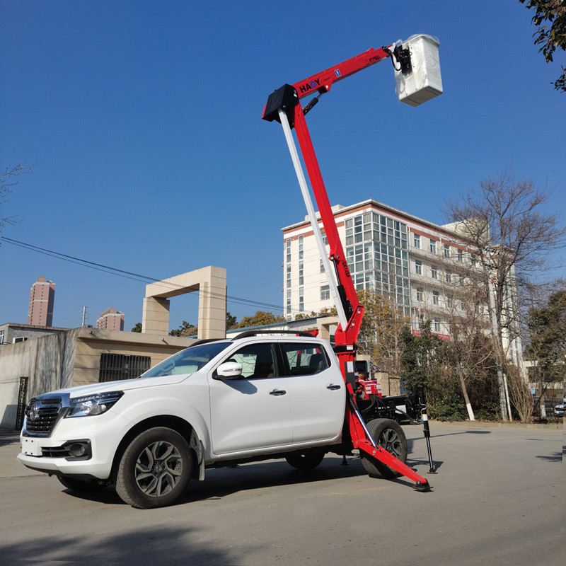 12m high altitude operation truck Bucket lift truck aerial platform truck for sale