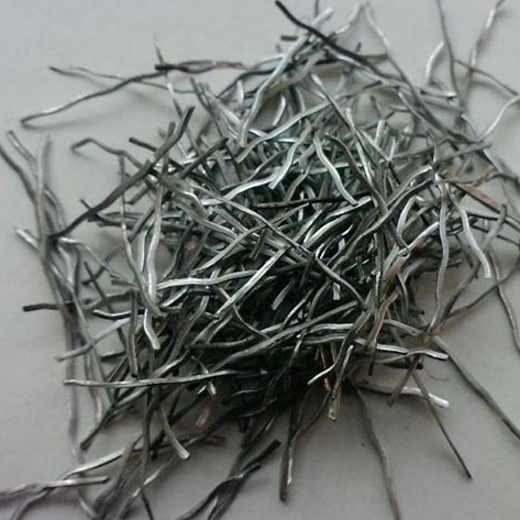 stainless wire end hooked steel fiber Copper coated micro steel fiber wavy steel fiber used for concrete reinforcement