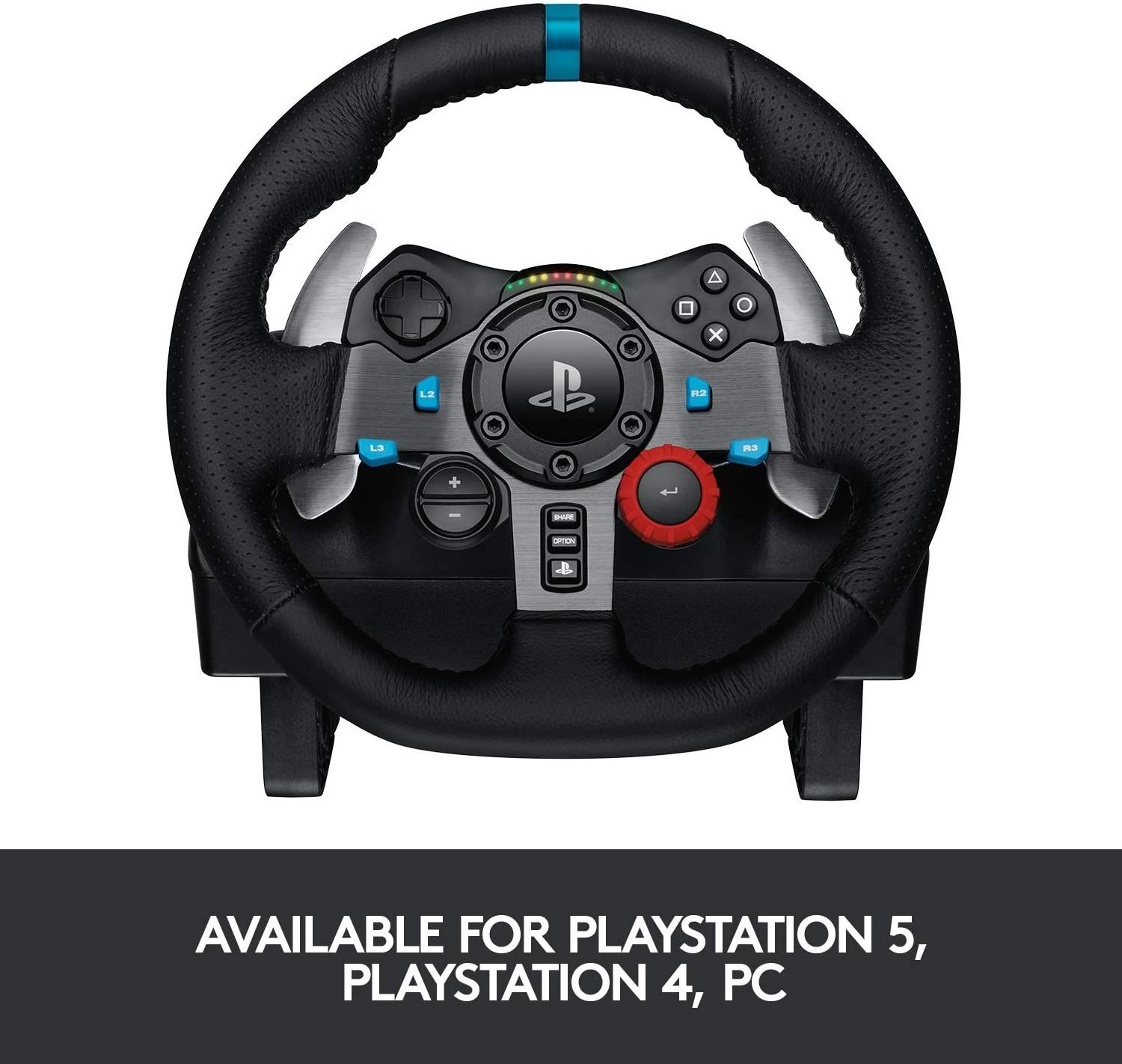 Logitech G29 Game Steering Wheel Dual-Motor Feedback Driving Force Gaming Racing Wheel with Responsive Pedals