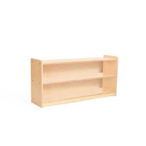 3 Shelf Wood Cabinet Storage For Toddlers Customized Wood School Furniture