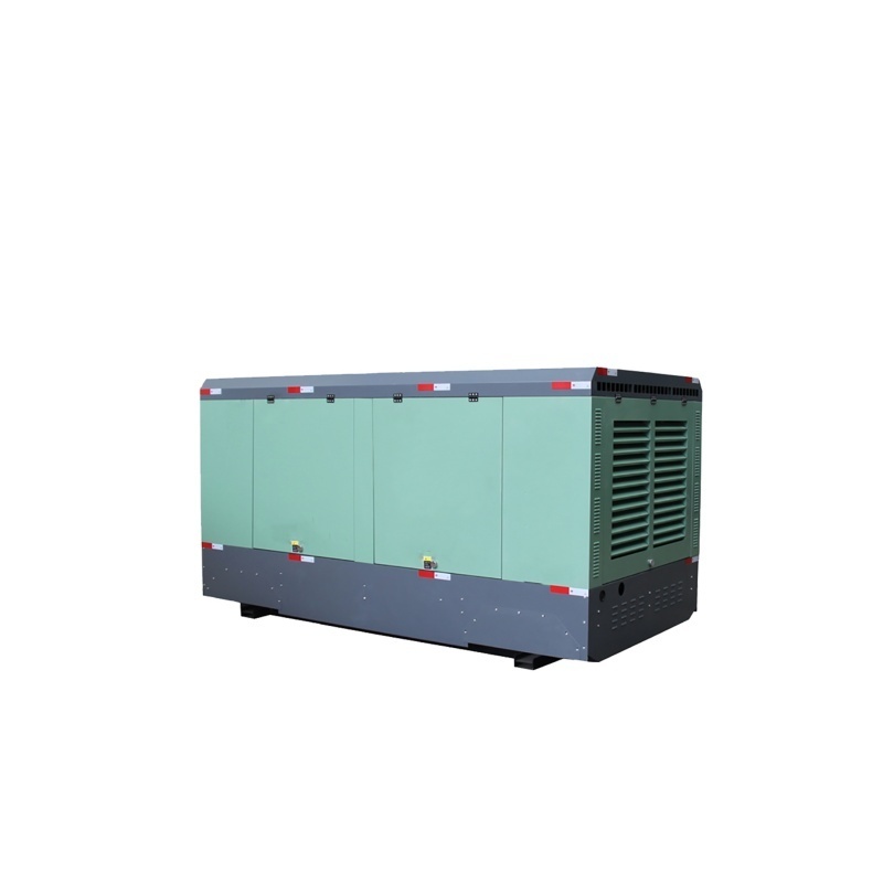 High Quality 55kw 75HP 350 cfm  Diesel Driven Portable Screw Air Compressor for  Sand Blasting