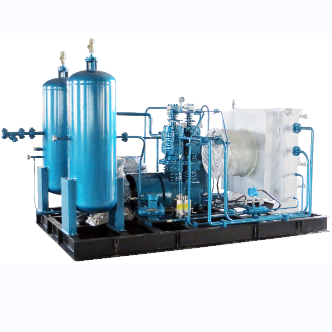 High Pressure 250 Bar Station Booster Piston Natural Gas Reciprocating CNG Gas Compressor