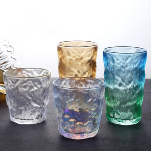 Japanese Glacier Cup Gradient Glass Cup Thickened Glass Mug drinking cup beer Glass