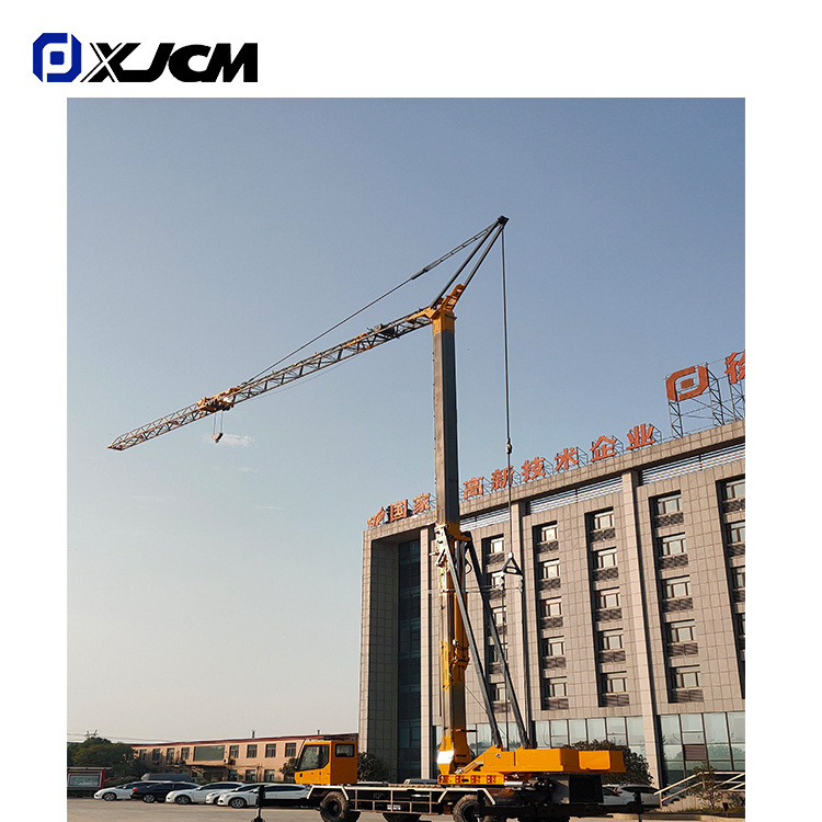 XJCM New Model QTYZ-20 Self Erecting Off-road Small Mobile Tower Crane for Sale New 2 Ton Product 2020 Provided Yellow ISO9001