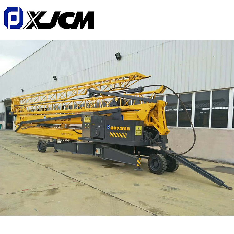 High Efficiency Remote Controlling 2 ton 3 ton 4 ton Self Erecting Mini folding Tower Crane