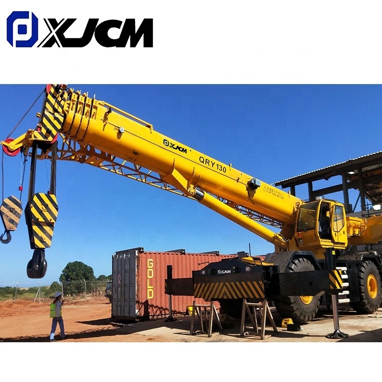 XJCM brand  Heavy 130 Ton Hydraulic Mobile Rough Terrain Crane