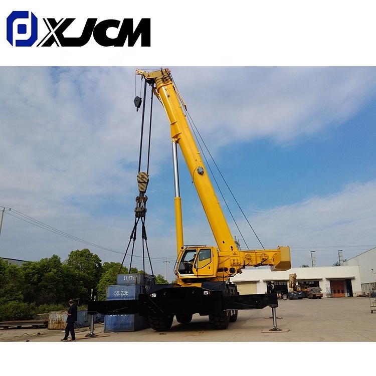 XJCM brand  Heavy 130 Ton Hydraulic Mobile Rough Terrain Crane