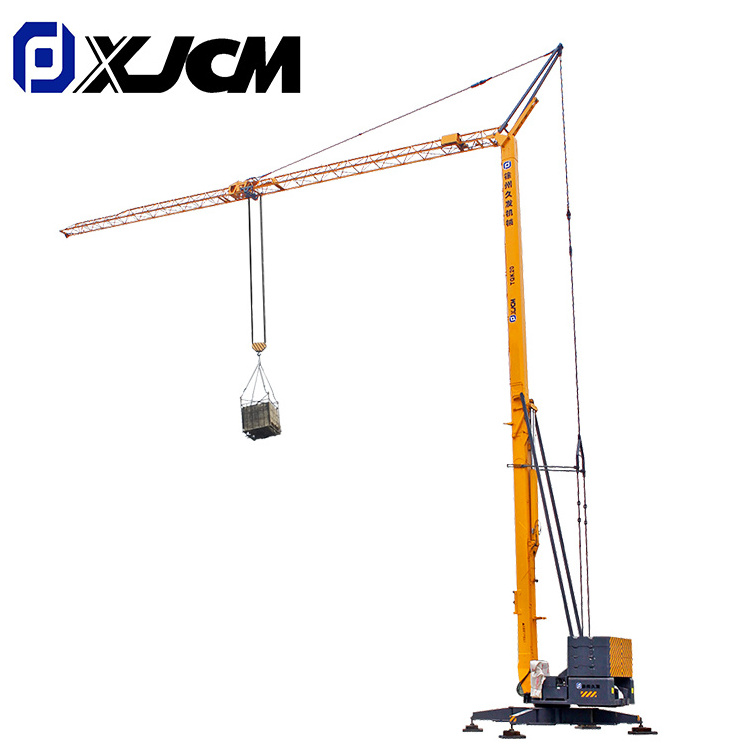 High Efficiency Remote Controlling 2 ton 3 ton 4 ton Self Erecting Mini folding Tower Crane