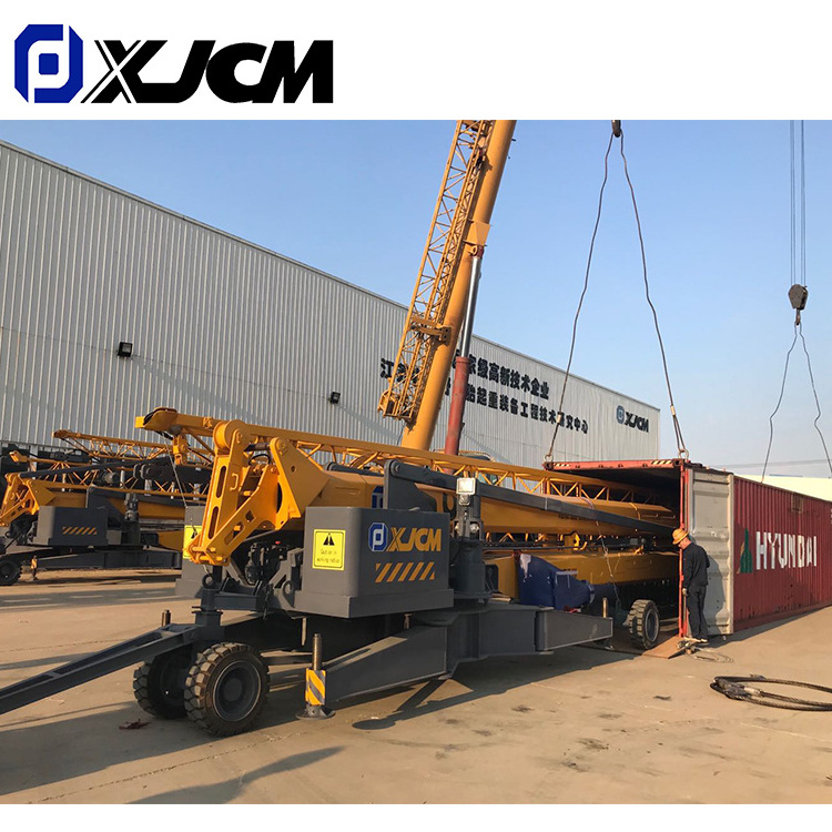 Small luffing tower crane Construction 4 Ton Mini  Crane lifting Mobile Tower Crane Price