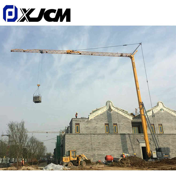 XJCM Mini Crane Lifting Self Erecting Mobile Mini Travelling Tower Crane Sell 1 Ton 2 Ton 3 Ton 4 Ton Provided Yellow 25m, 20m