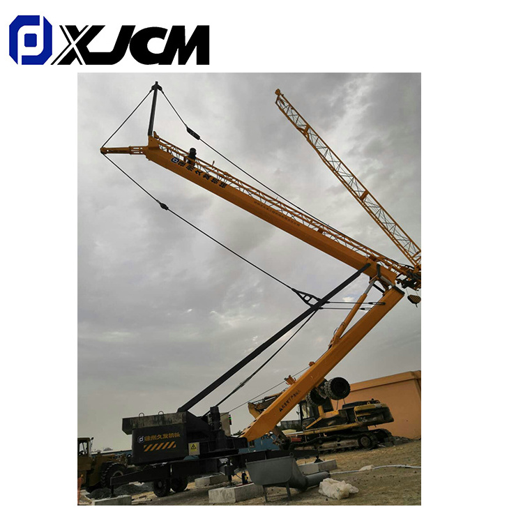 4t Building Construction Remote Mini Tower Crane 1t 2t 3t CE Provided xicm Tower Crane Price Trailer Mobile Tower Crane 4 T