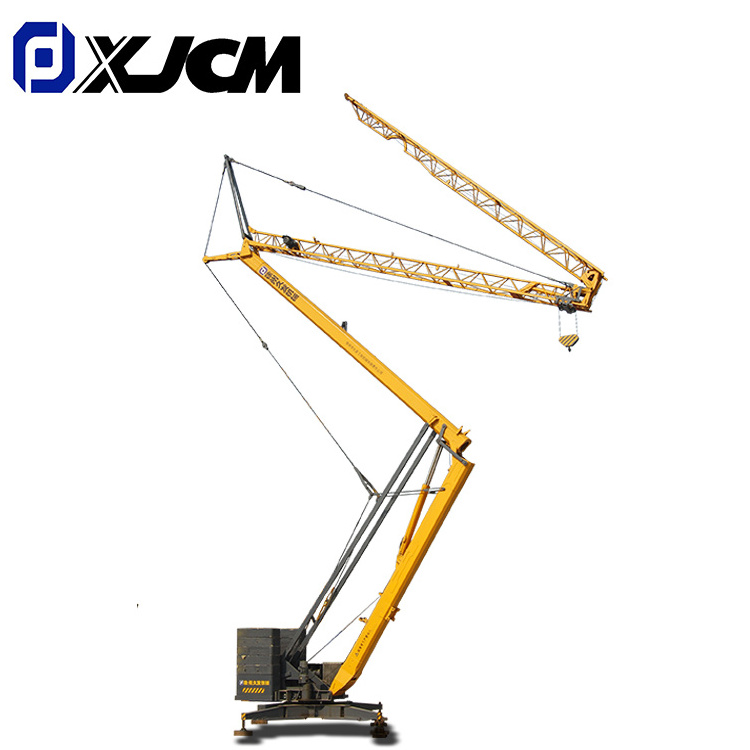 XJCM Mini Crane Lifting Self Erecting Mobile Mini Travelling Tower Crane Sell 1 Ton 2 Ton 3 Ton 4 Ton Provided Yellow 25m, 20m