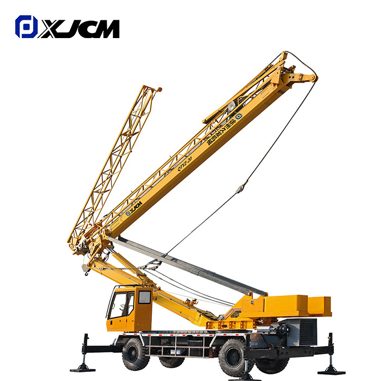 XJCM New Model QTYZ-20 Self Erecting Off-road Small Mobile Tower Crane for Sale New 2 Ton Product 2020 Provided Yellow ISO9001