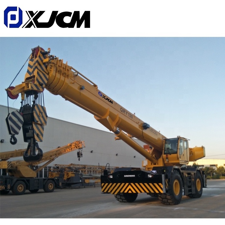 XJCM brand  Heavy 130 Ton Hydraulic Mobile Rough Terrain Crane