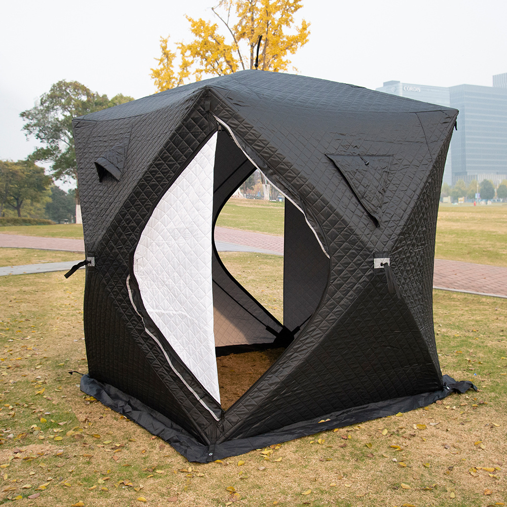 Hot Selling Camping Sauna Tent Multifunctional Cube Pop up with Window Sauna Tent