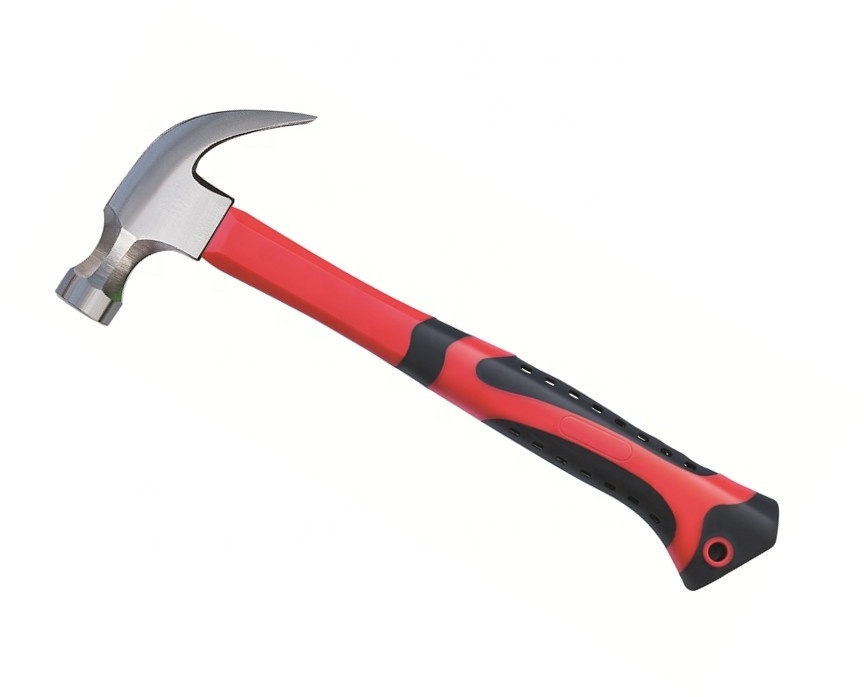 Claw Hammer with Fiberglass Handle Nail Hammer