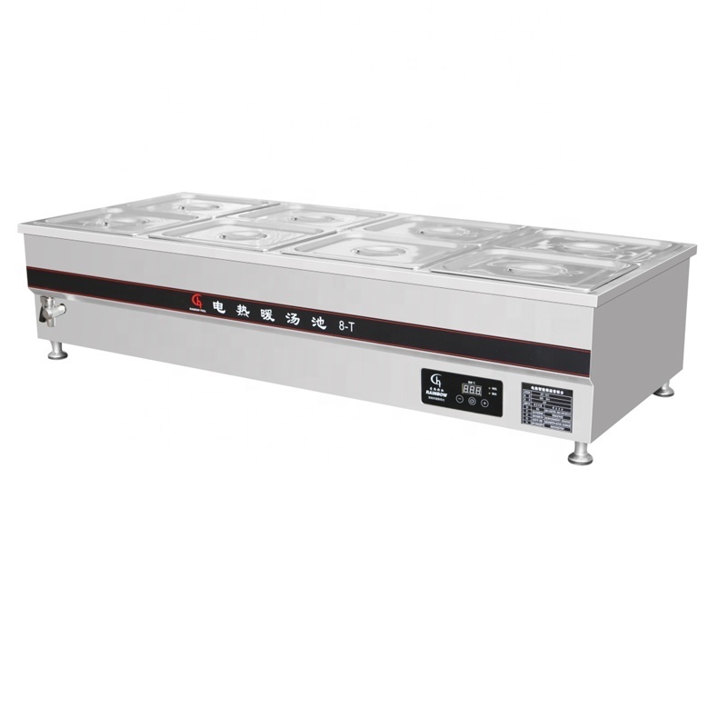 High Quality Electric Bain Marie Food Warmer Counter For Restaurant Kitchen