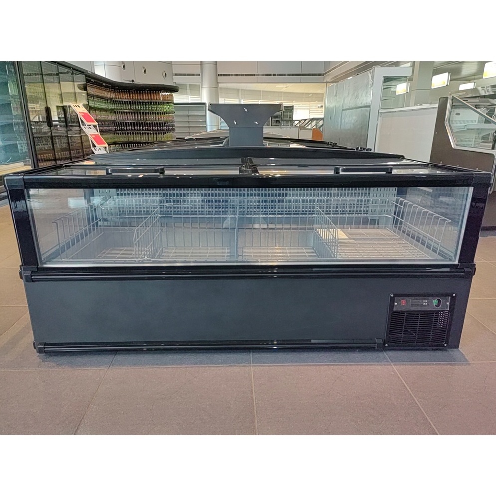 China manufacturer commercial display freezer island freezer supermarket refrigeration island freezer