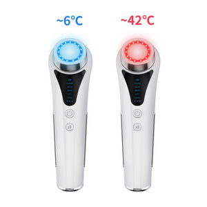 Hot Products EMS Vibration V Shape Face Lifting Skin Beauty Tools Device Facial Machine Hot & Cold Facial Care Face Massager